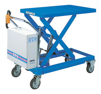 半电动式平台车